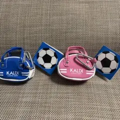 KALDI ミニバッグ ブルーとピンク２個セットのサムネイル