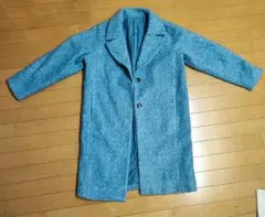 GU 青色 Mサイズ ロングコート