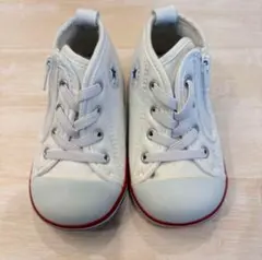 【ラストセール‼️】ほぼ新品✨コンバース 14cmオールスター ホワイトハイカット