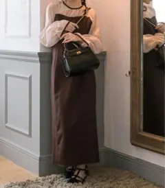 後ろリボンドッキングワンピース