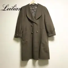 レリアン　カシミヤ　チェスターコート ロングコート　ダブル　9 レディース