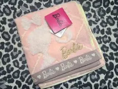Barbie タオルハンカチ ピンクのサムネイル