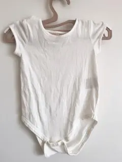 petit main 半袖ボディスーツ 70 ホワイト