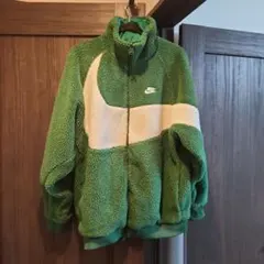 ナイキ リバーシブル ボアジャケット 緑