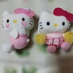 ハローキティ ぬいぐるみマスコット 2体セット