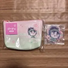 忍たま乱太郎　フリューくじ　ポーチ賞　アクリルスタンド賞　七松小平太