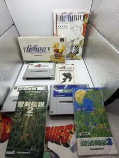 【4本セット】SFC ファイナルファンタジーV VI 聖剣伝説2 3 V攻略本付