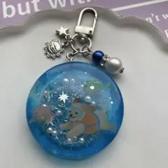 3 レジン　シャカシャカキーホルダー　シェイカー 海　犬　魚　夏　男の子のサムネイル
