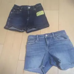 キッズ　GAP & JENNI love デニムショートパンツ2点セット