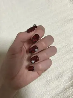 ネイルチップ ハート埋めつくし オーダー可