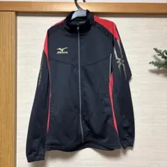 Mizuno ジャケット＆パンツセット 黒/赤