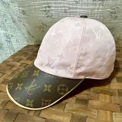 【美品】LV ゲットレディー　モノグラム キャップ ピンク　希少Mサイズのサムネイル