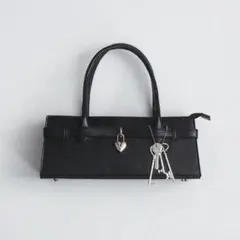 heart tattoo lock key 2way bag