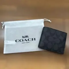 COACH シグネチャーID 二つ折り財布【袋付き】のサムネイル