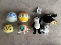 キャラクターぬいぐるみストラップセット