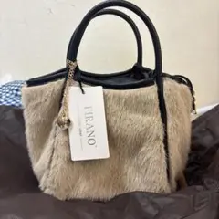 FIRANO Arno label ファー ハンドバッグ 2way - メルカリ