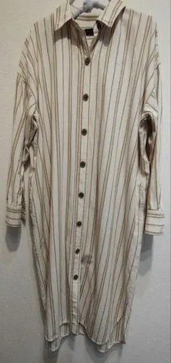 アパートバイローリーズ ロングシャツ フリーサイズ リネン混