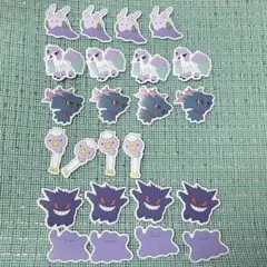 ポケットモンスター　ポケモン　缶ケース　シール　ゲンガー　ガラルポニータ　ムウマ