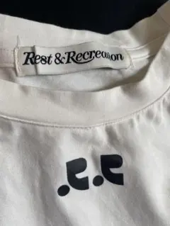 韓国で人気のブランド Rest&Recreation 半袖 Tシャツ 白