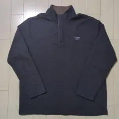 【サイズXL】L.L.Beanネイビー キルティング トレーナー