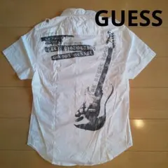 GUESS ゲス ギター プリントシャツのサムネイル
