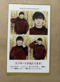 証明写真　TVガイド　切り抜き　TravisJapan 中村海人　まとめ売り可