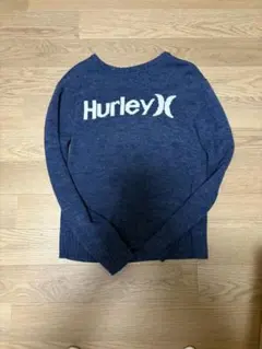 Hurley ネイビー セーター ロゴ入り