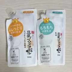 豆乳イソフラボン しっとり濃厚化粧水 もちもち浸透乳液 詰め替え用のサムネイル