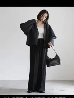 [select moca] ブークレーVネックショートカーディガン