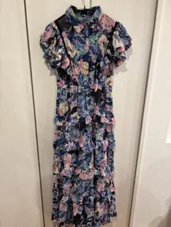 Sov./ シフォンティアードロングワンピース Sov./ シフォンティアードロングワンピース DRESS Night STORE