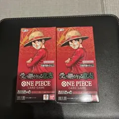 受け継がれる意思　テープカット　ワンピースカード2BOX