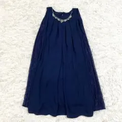 アクシーズファム axes femme パーティードレス ノースリーブ M