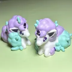 【大きいソフビ】【２体セット】ポケモン 指人形 ソフビ ガラルポニタ フィギュア