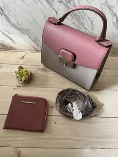 60%オフ・新品☆サマンサタバサ 小型2wayショルダーバッグ ピンク