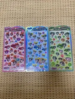 【正規品】パワーパフガールズ うるちゅるポップシール 3枚セット