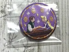 ディズニー 刺繍缶バッジ ラプンツェル
