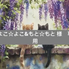 よこ☆よこ&もと☆もと様　専用