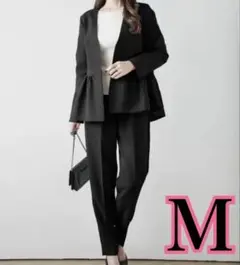 フォーマルスーツ パンツスーツ セットアップ レディース 卒業式 入学式 M