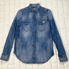 【美品】Dieselディーゼル　デニムシャツ　ダンガリーシャツ