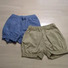 に*し様 無印良品&西松屋　かぼちゃパンツ　ショートパンツ　100
