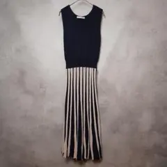 ROYAL PARTY ワンピース ネイビー Fサイズ ノースリーブ