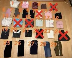 最終売り切り　子供服　まとめ売り　女の子　120 130 オールシーズン