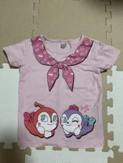ドキンちゃん、コキンちゃんピンクTシャツ 100cm