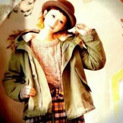 フェイクファー付きショート丈モッズコート ライナーも着脱可能