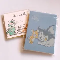 トムとジェリー　green flash レトロ　付箋　ふせん　メモ　水彩　原画風
