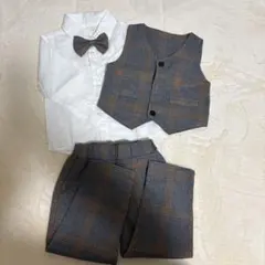 子供用スーツ　蝶ネクタイ　よそゆき　90