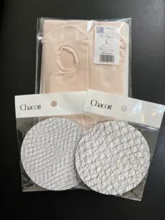 日本製穴あきバレエタイツ L ロイヤルピンク、チャコット ヘアネット