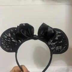 ディズニー カチューシャ ミニー レース