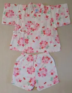 ミキハウス　甚平　女の子　80