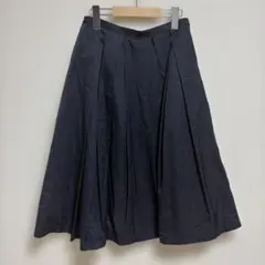 URBAN RESEARCH DOORS フレアスカート　フリーサイズ　ブラックのサムネイル